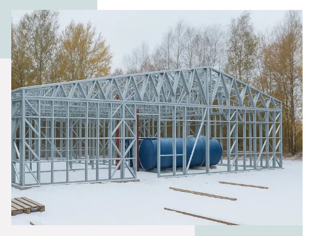 Металлические ангары в Ивантеевке