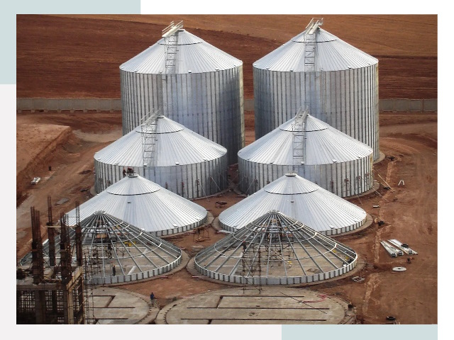 Строительство зерновых силосов в Ивантеевке