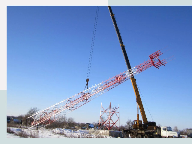 Строительство башен связи в Ивантеевке от 617 руб.