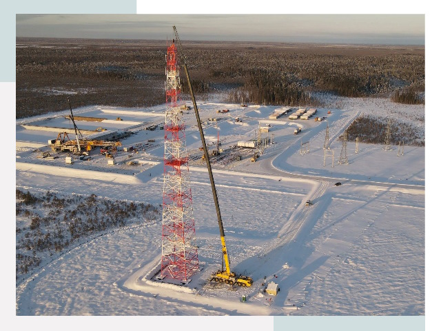 Мачты связи в Ивантеевке