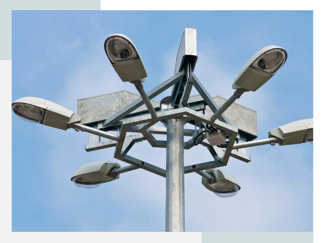 Монтаж осветительных мачт в Ивантеевке