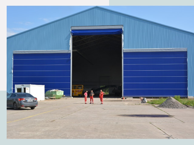 Ангарные ворота в Ивантеевка от СтальСтрой-Внт по цене 617 руб.