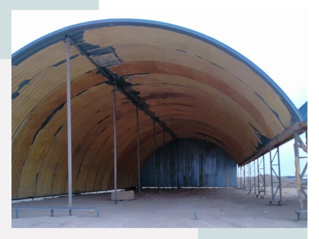 Реконструкция ангаров в Ивантеевке