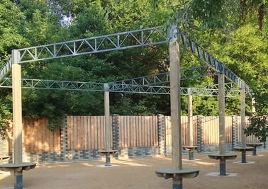 Терраса из металлоконструкций под ключ, проектирование, изготовление и монтаж от СтальСтрой-Внт